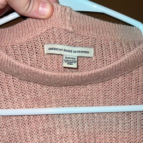 American eagle dusty rose choker sweater - Picture 5 of 6